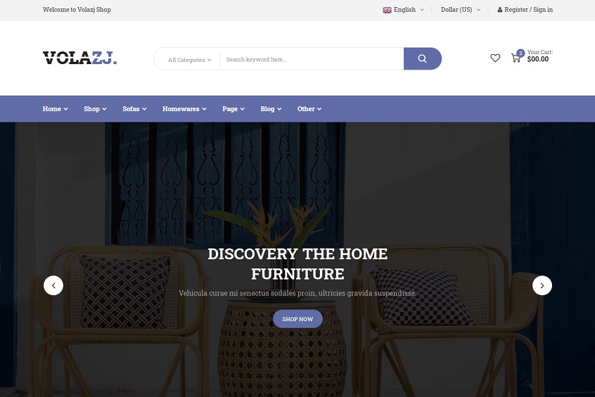 Volazj - Furniture Store HTML Template